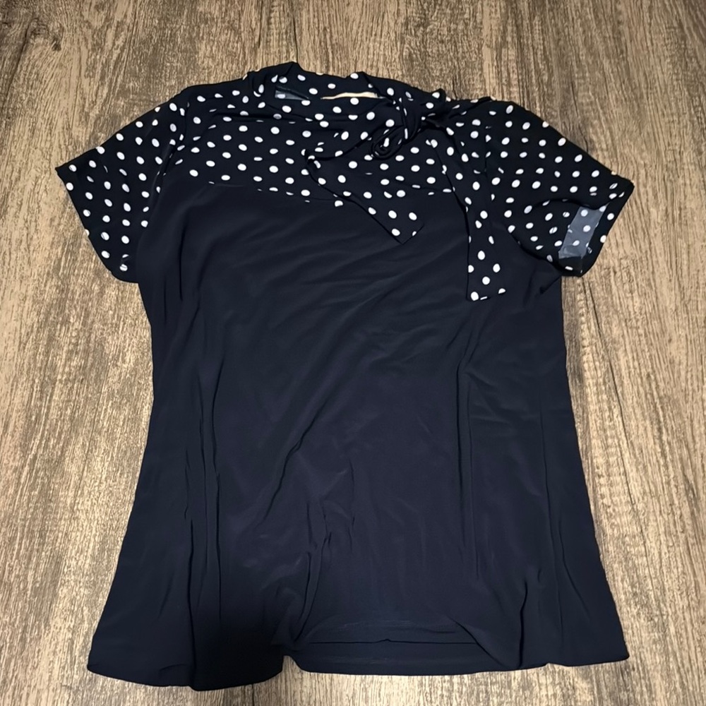 Polka Dot Navy Women's Top